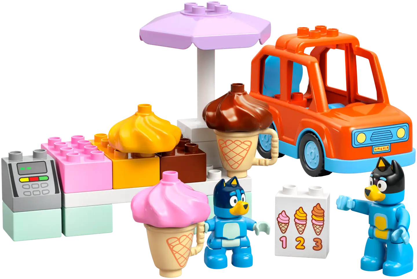 LEGO DUPLO Bluey 10458 Jäätelöretki Blueyn kanssa - 4