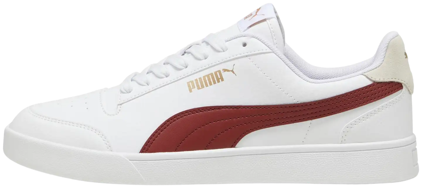 Puma naisten vapaa-ajan jalkine Suffle - PUMA White-Intense Red-Gold - 3