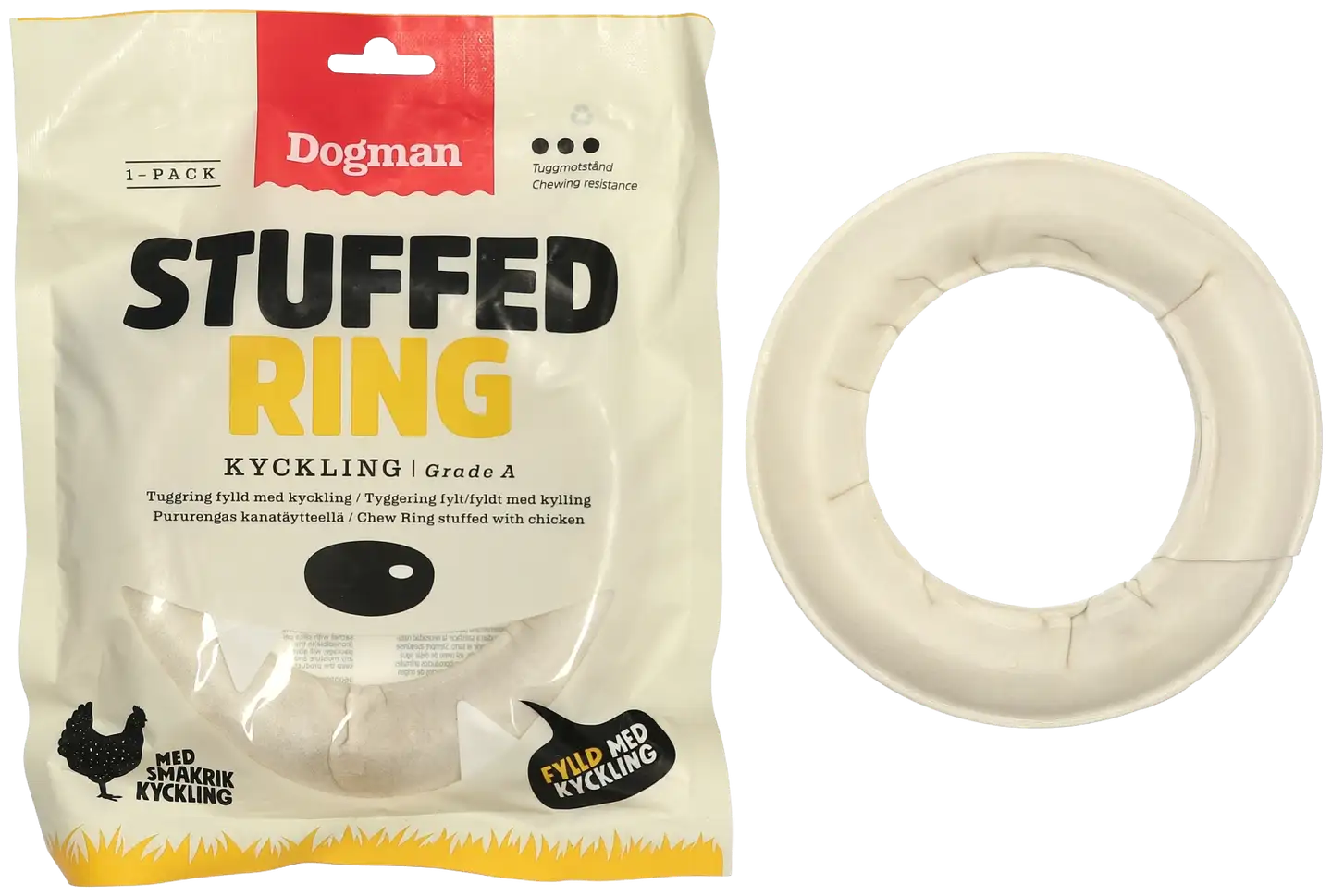 Dogman Pururengas kanatäytteellä 15cm 1-pack 180g - 2