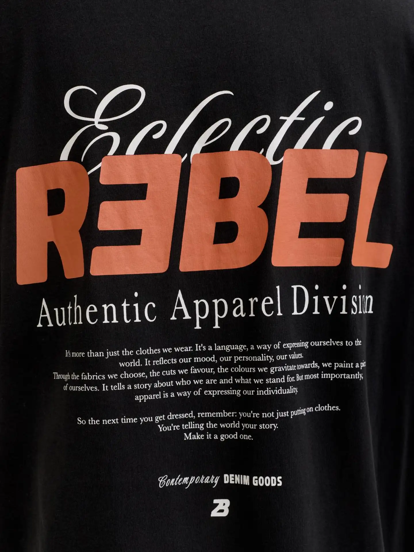 JJ Rebel miesten t-paita JREBJIM - BLACK - 3