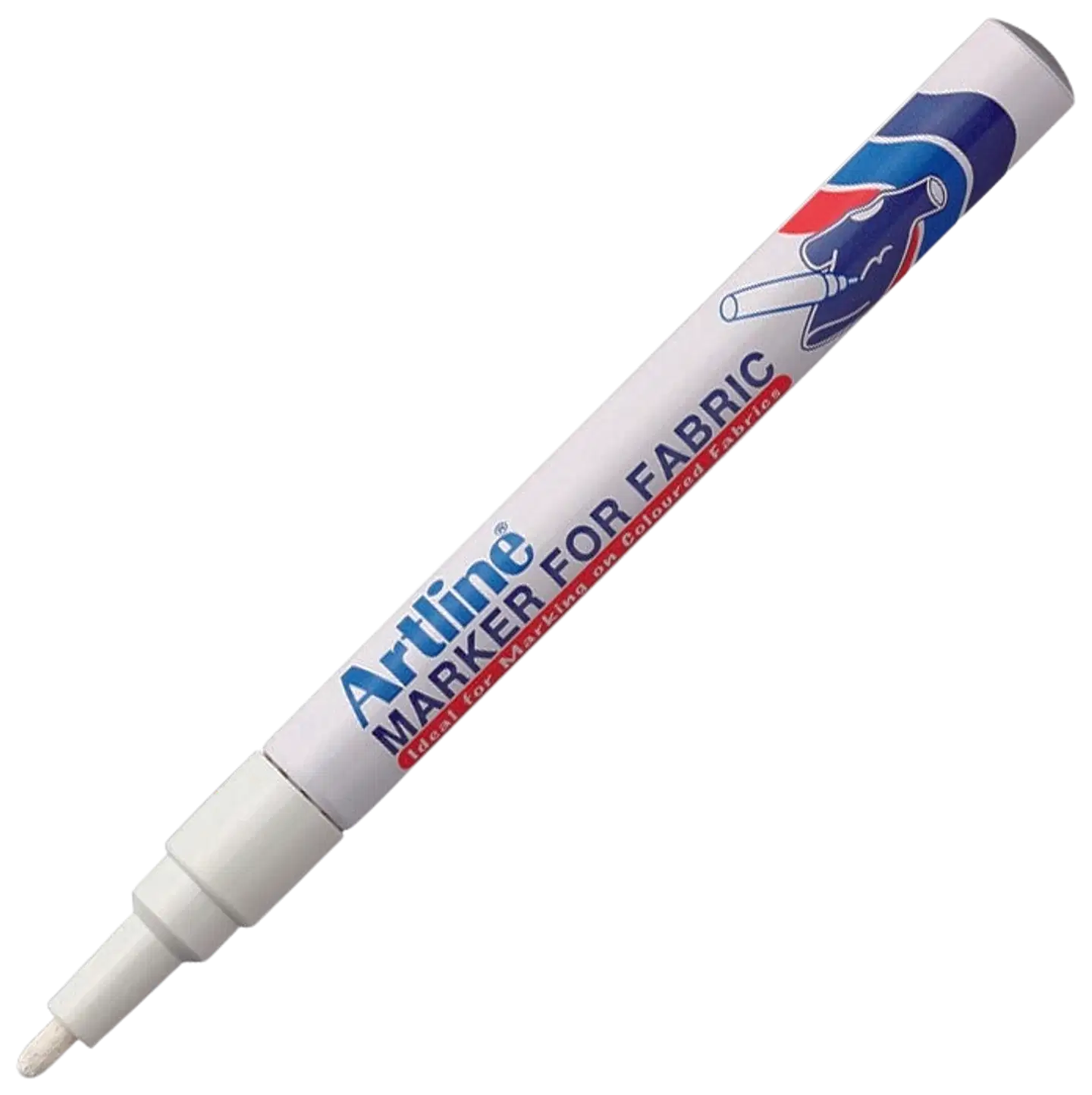 Artline EKC-1 tekstiilikynä valkoinen 1,2mm pyöreä kärki - 2