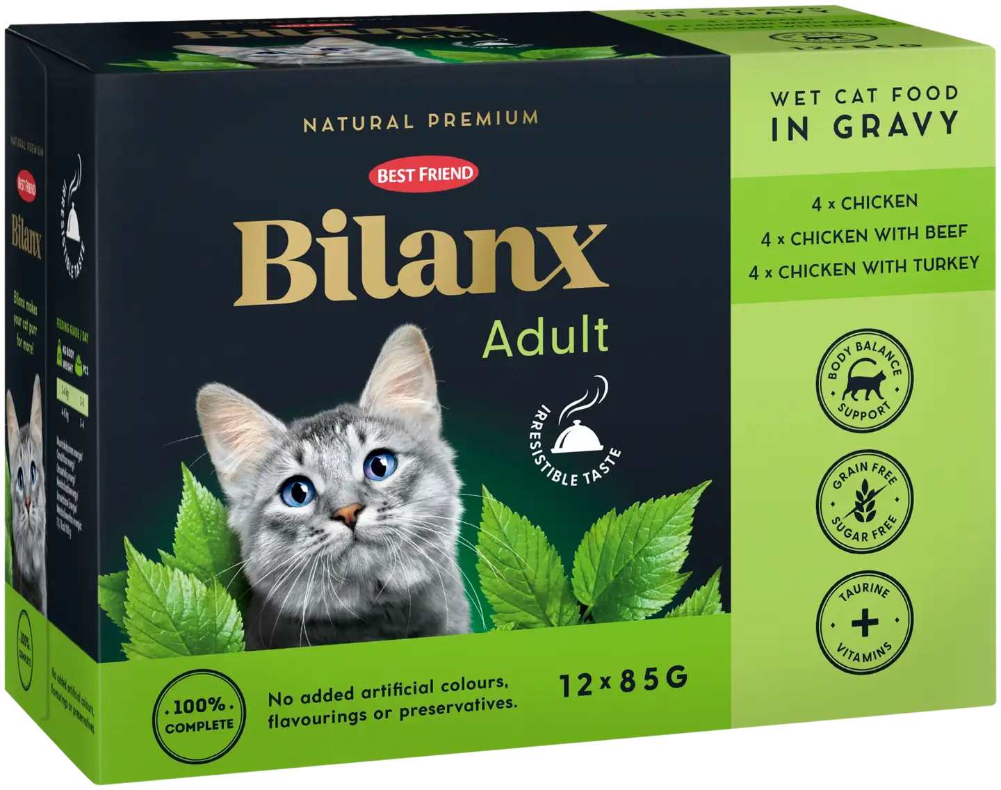 Best Friend Bilanx Adult lajitelma kastikkeessa 12x85 g
