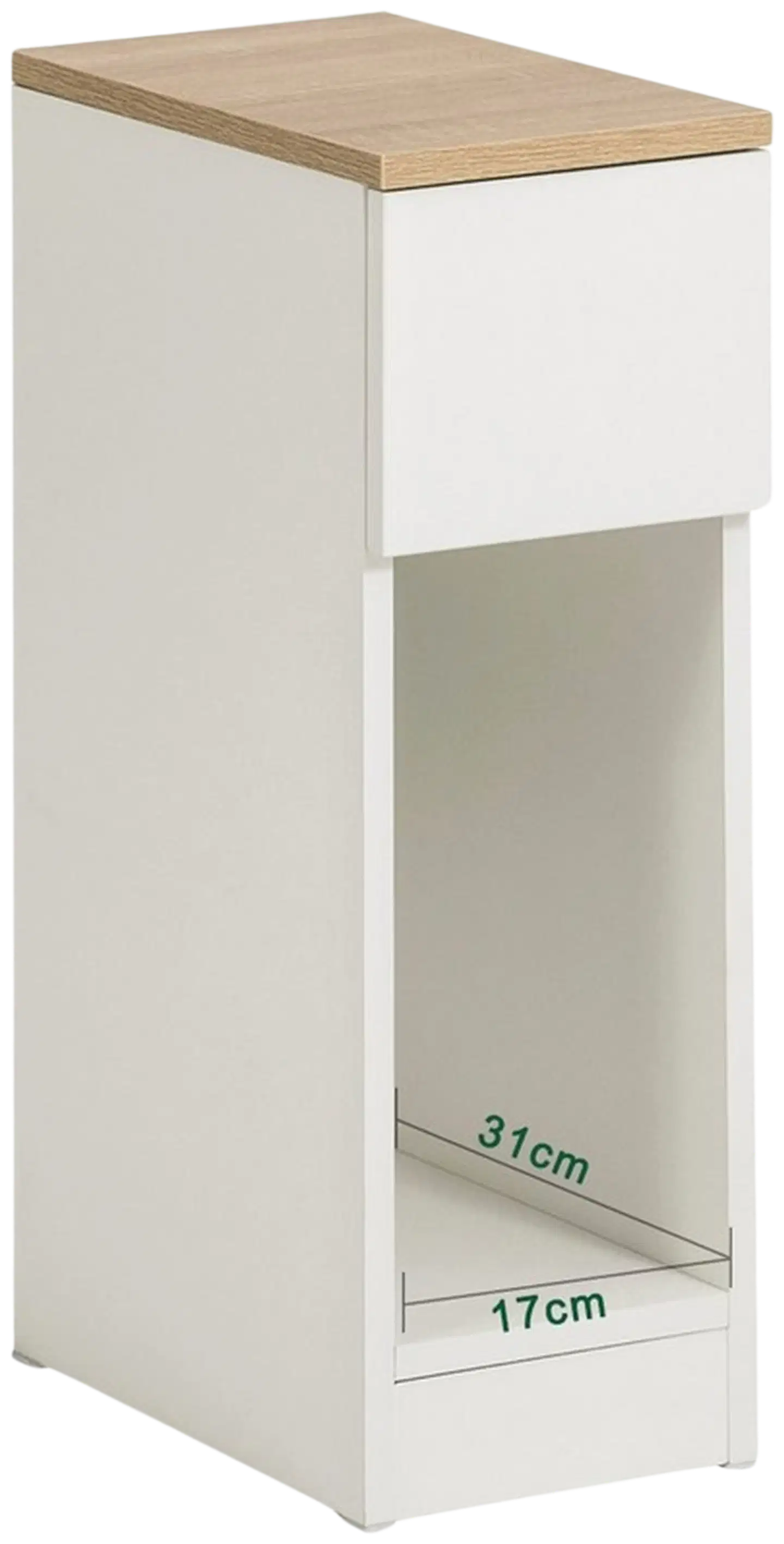 SoBuy yöpöytä valkoinen FBT111-WNX2 - 2