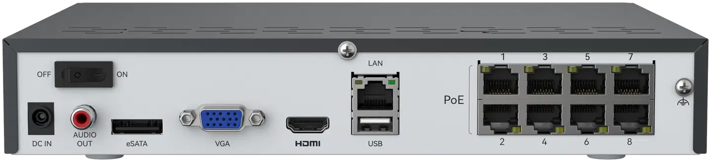 Reolink NVS8 (RLN8-410) 8-kanavainen PoE NVR musta - 3