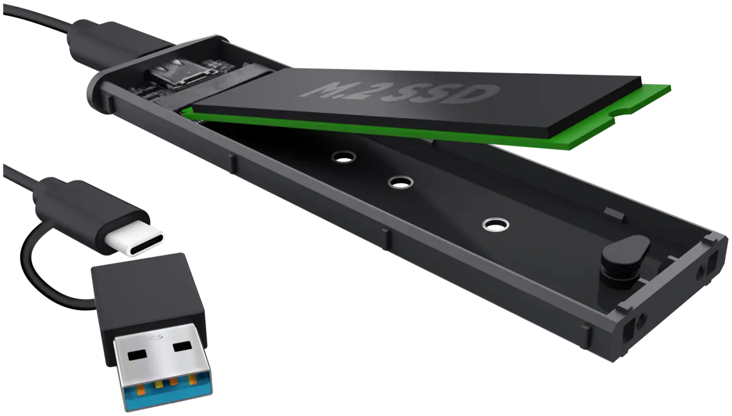 Trust M.2 SSD ulkoinen kotelo USB-C - 3