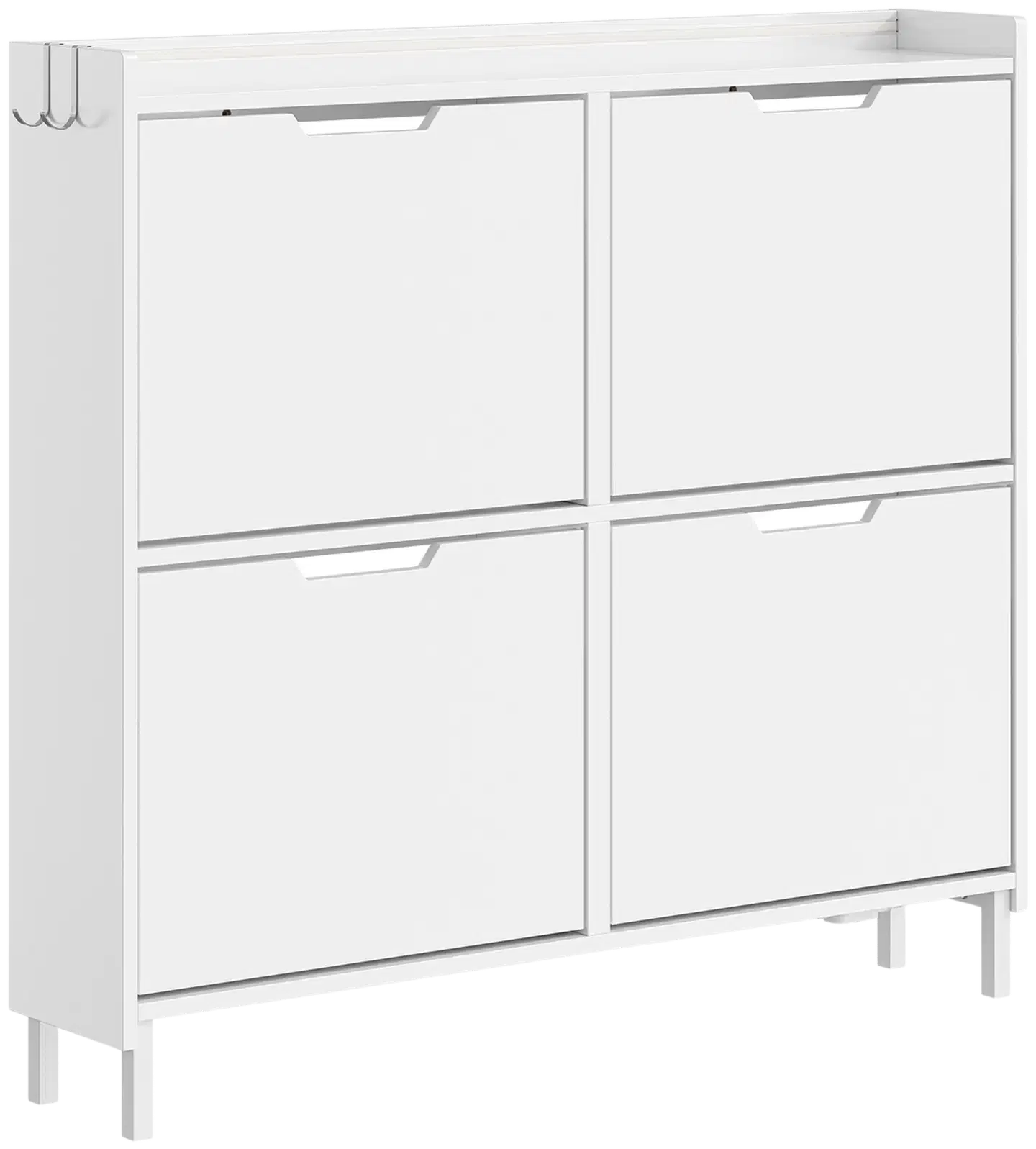 SoBuy kenkäkaappi valkoinen FSR100-E-W - 1