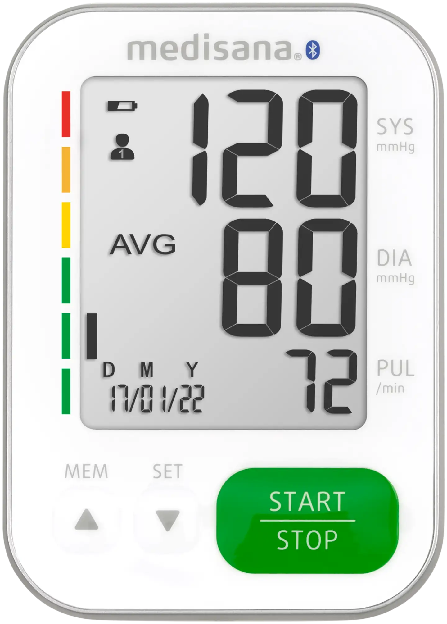 Medisana verenpainemittari BU570 BT valkoinen - 3