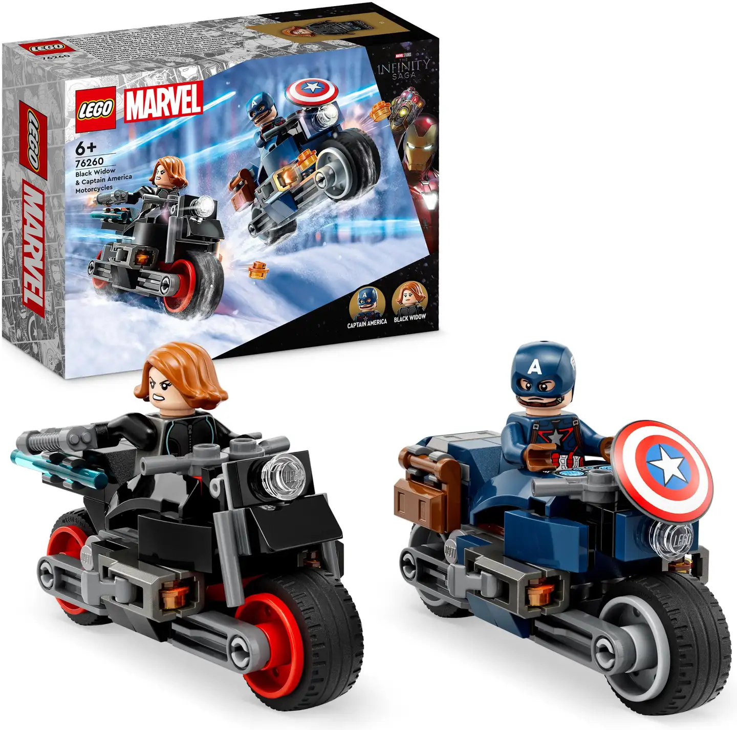 LEGO® Super Heroes Marvel 76260 Black Widow ja Captain America - 4