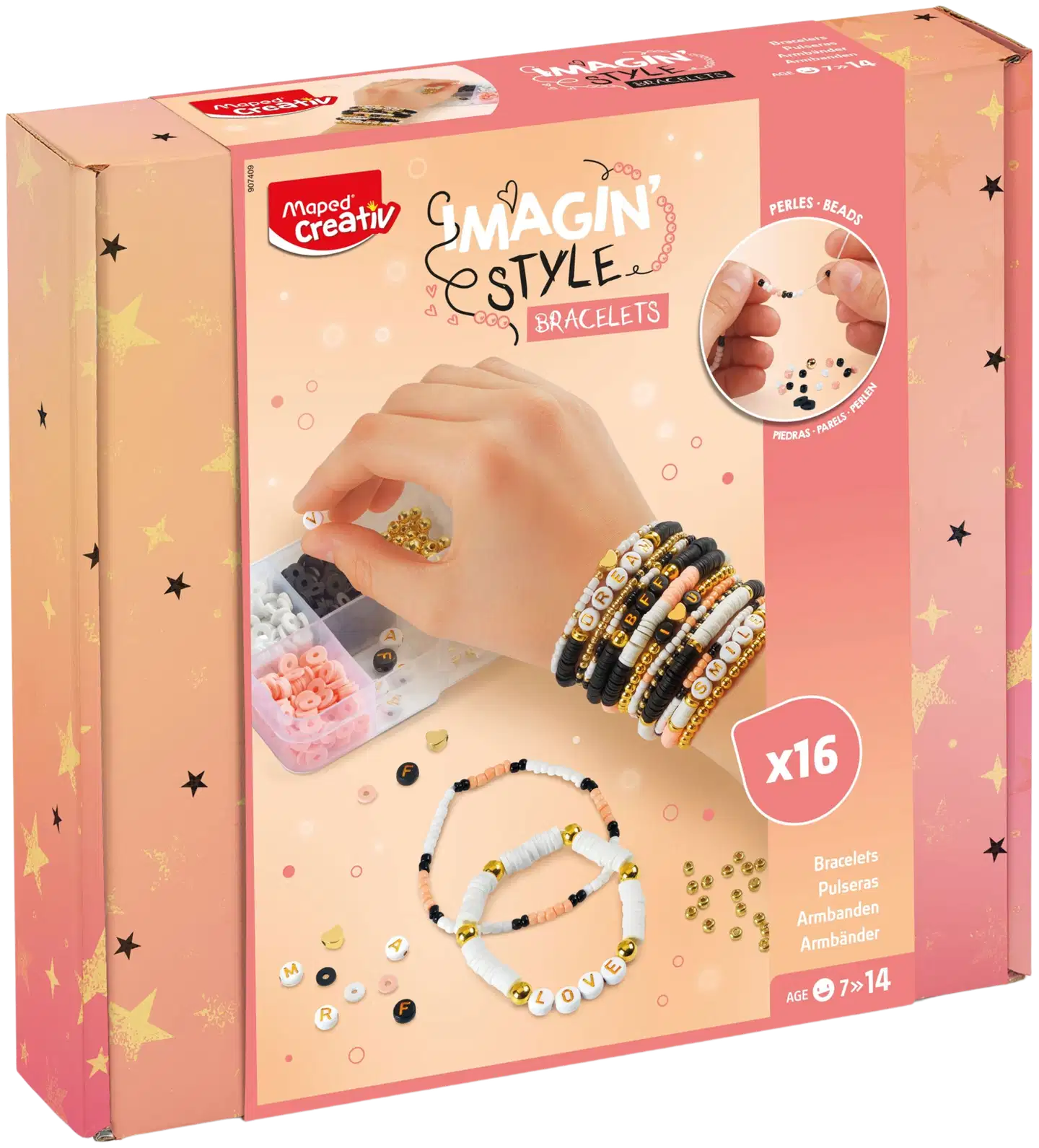 Maped askartelusarja Creativ Rannekorut Glam - 2