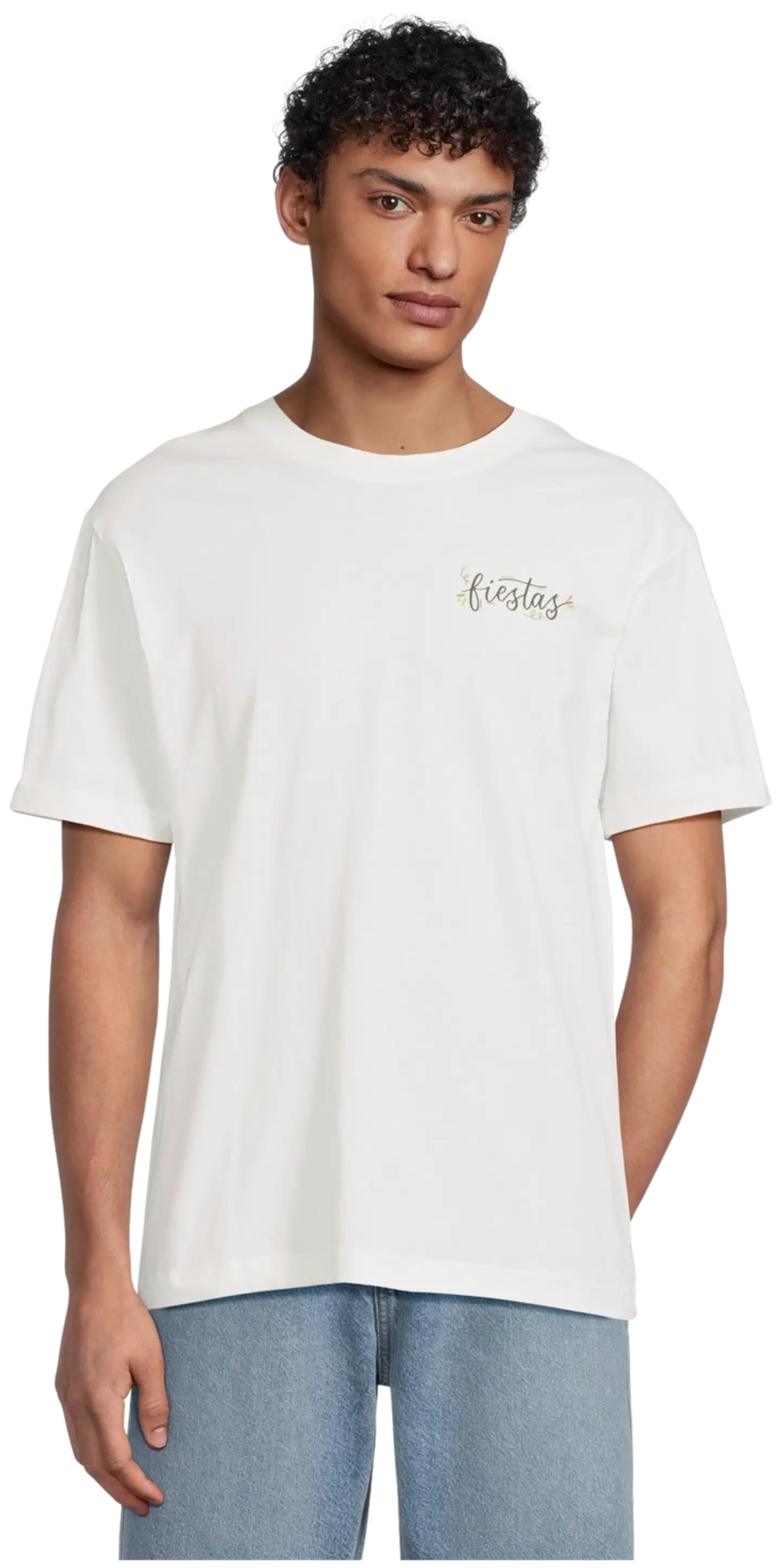 WKLY. miesten t-paita Desert Cowboy 195W152602 - Off white - 1