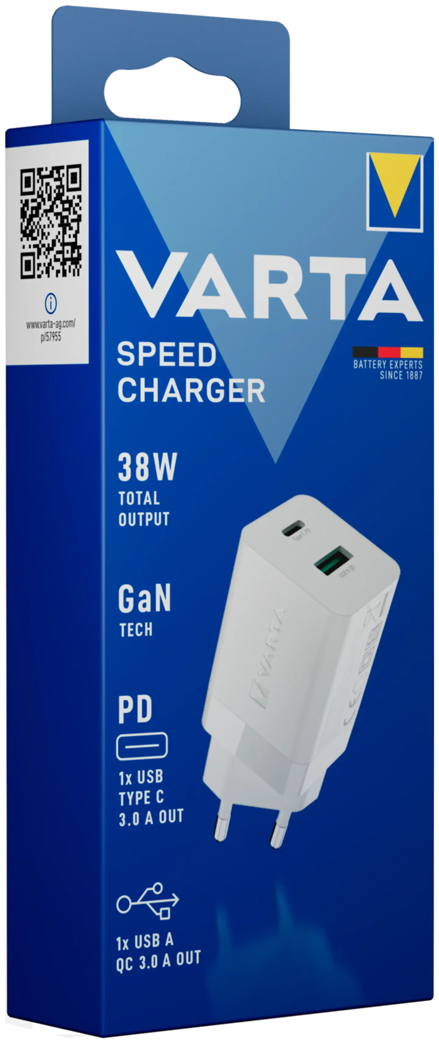 Varta seinälaturi 38W - 2