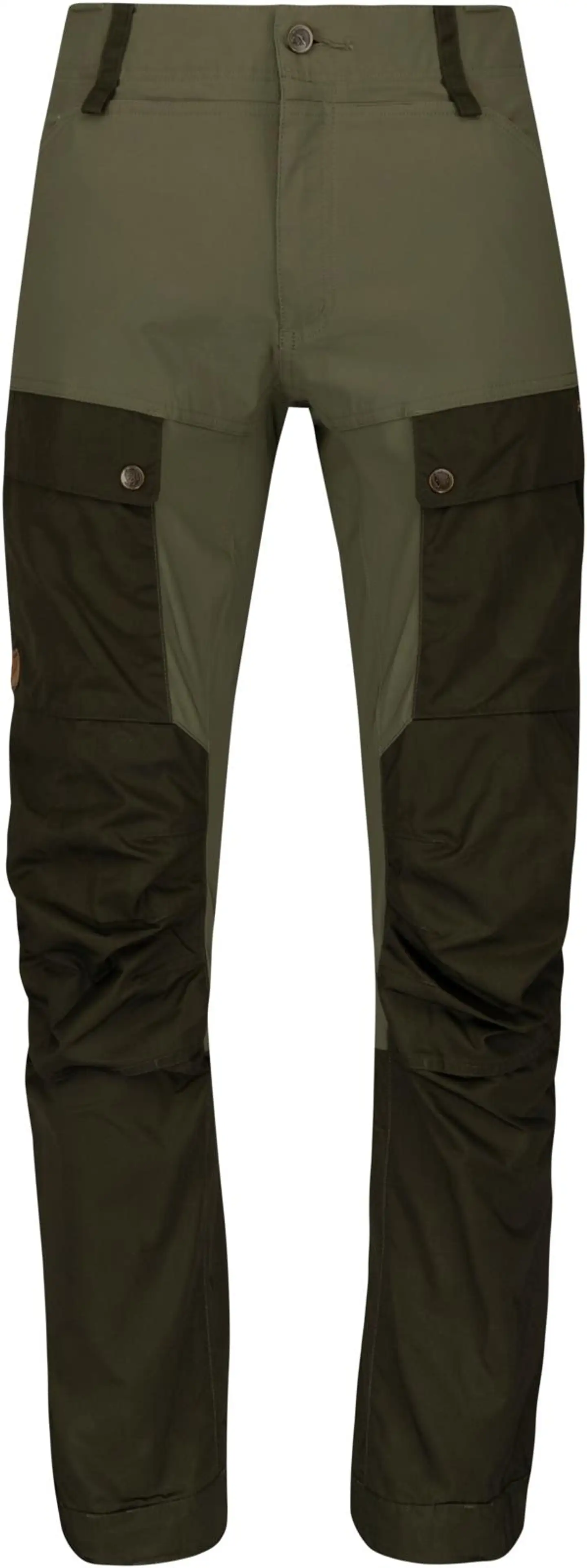 Fjällräven miesten ulkoiluhousut Keb Trousers M - Deep Forest-Laurel Green