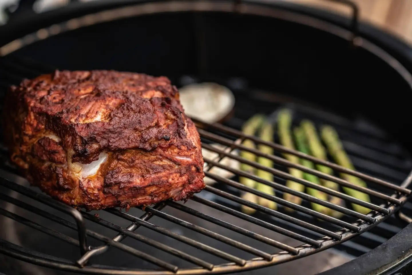 Big Green Egg grilliritilä puolikuu ruostumaton teräs L - 2