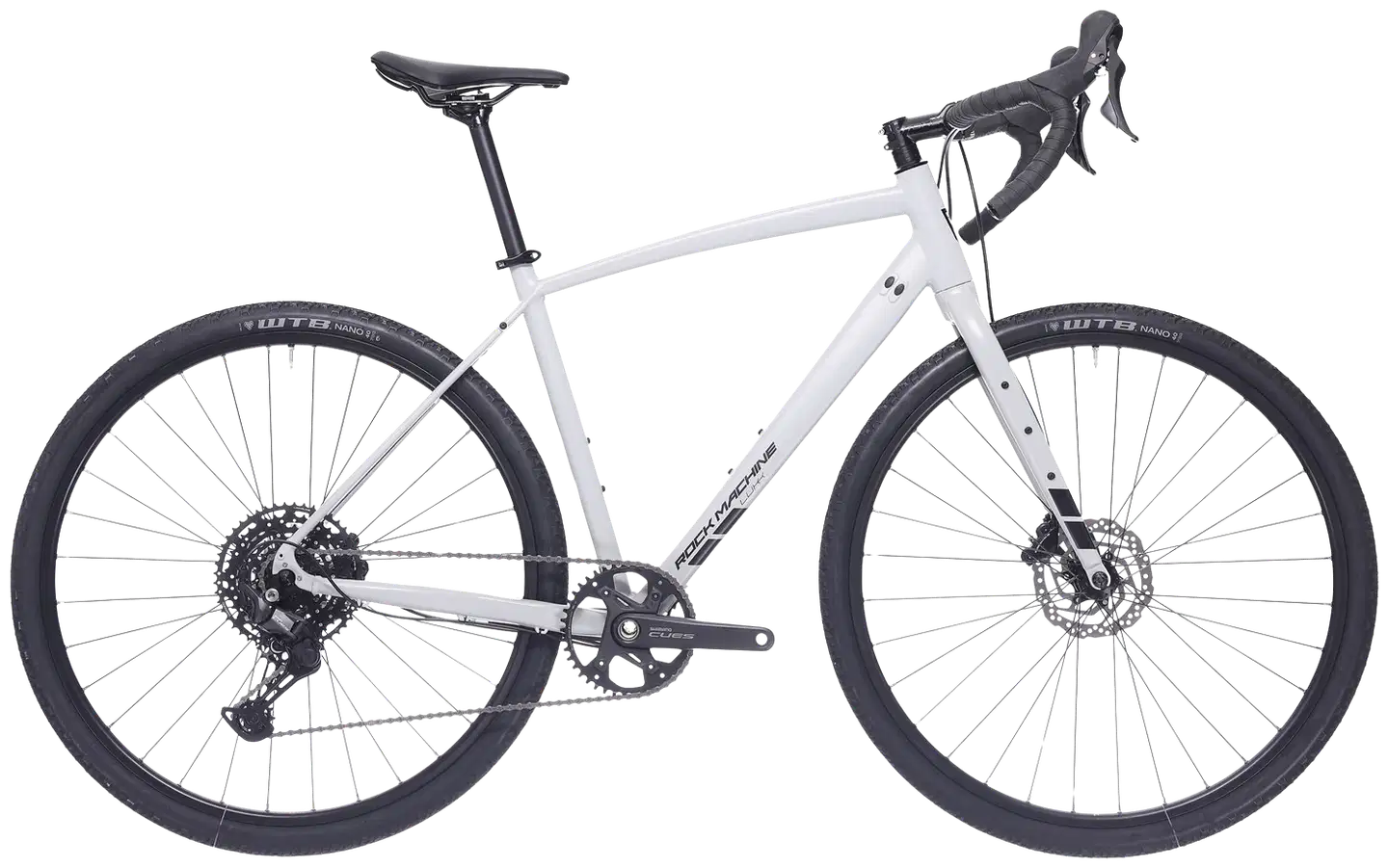 Rock Machine Lukk 50 28” Gravelpyörä 10 vaihdetta runko M harmaa