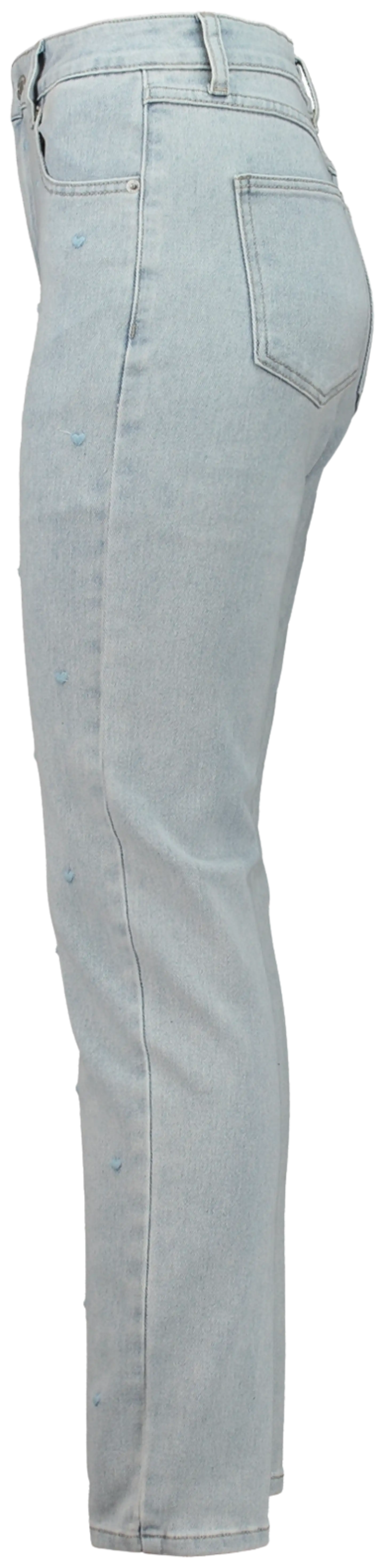 Hailys naisten farkut Am44our - lblue/blue heart - 2