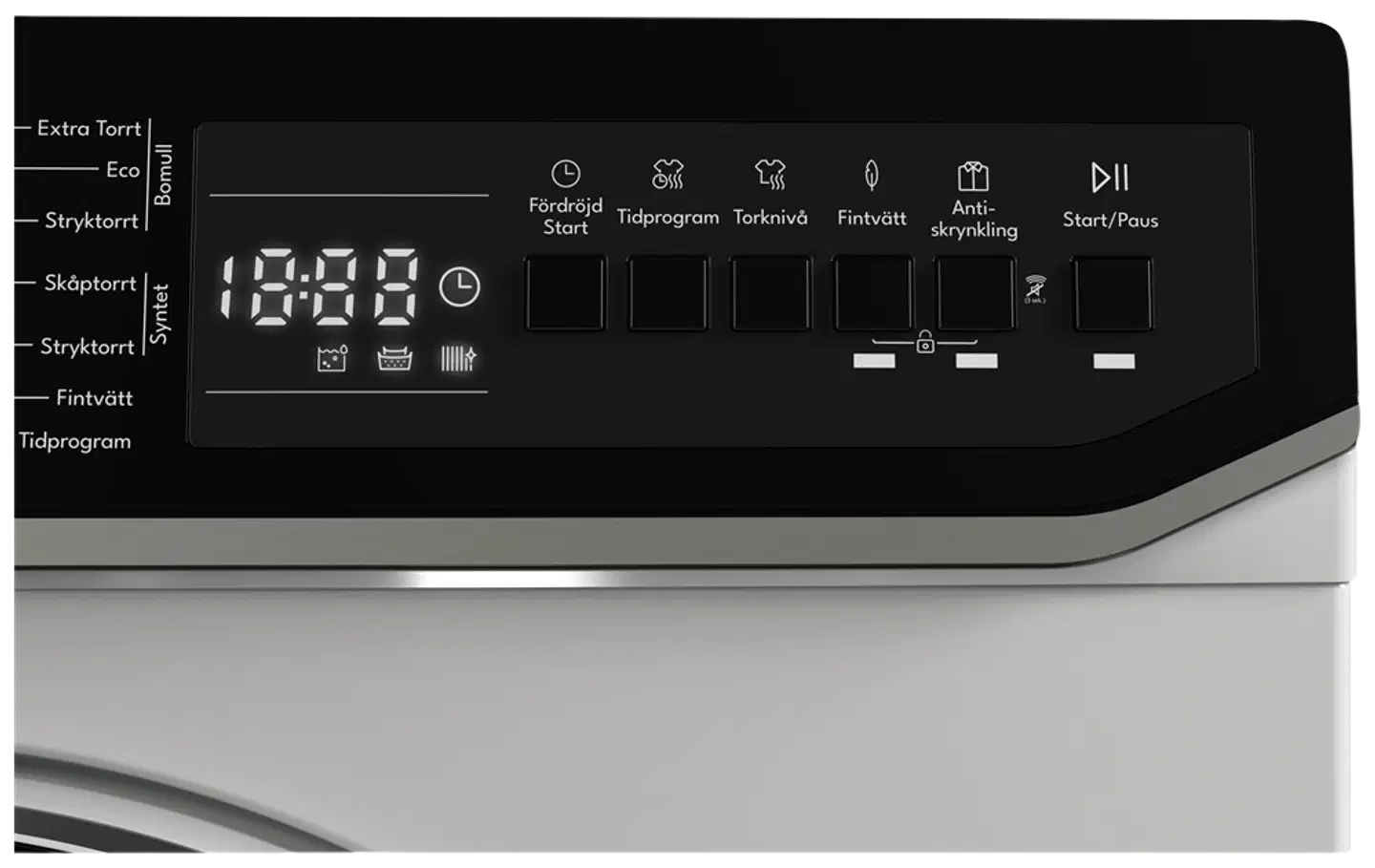 Cylinda kuivausrumpu TVP911G28E, 8 kg, valkoinen - 6