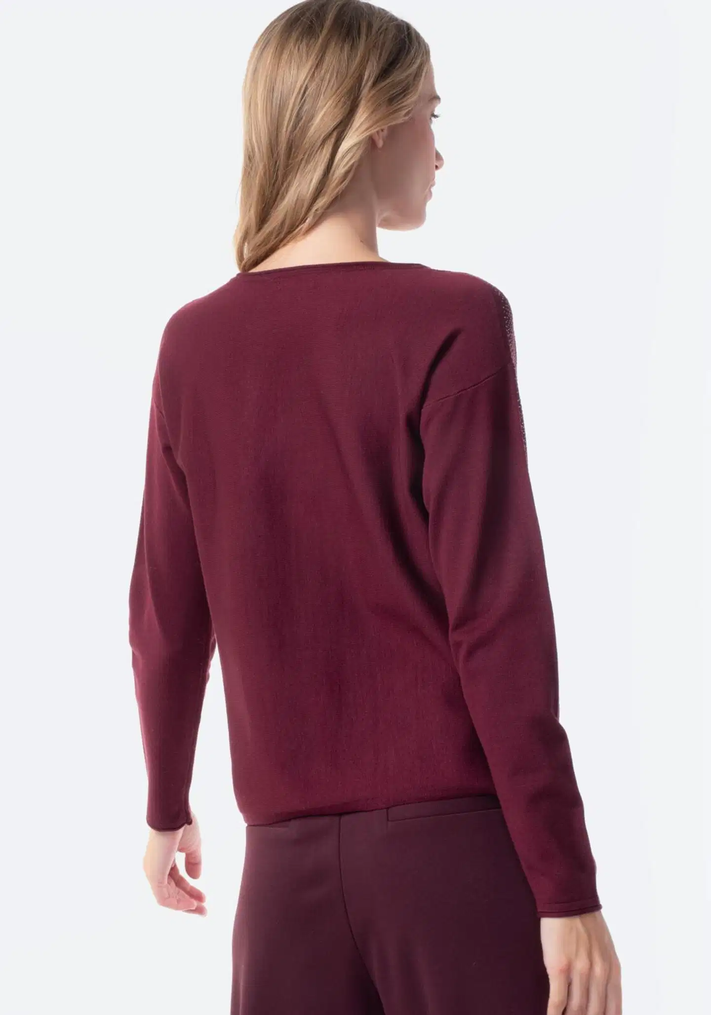 TEX naisten neulospusero glitter I291427 - GRENADINE - 3