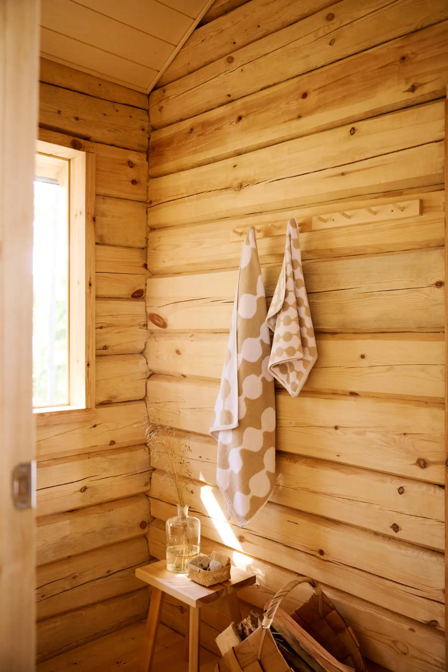 Finlayson kylpypyyhe Pampula 70x150 beige-valkoinen - 2