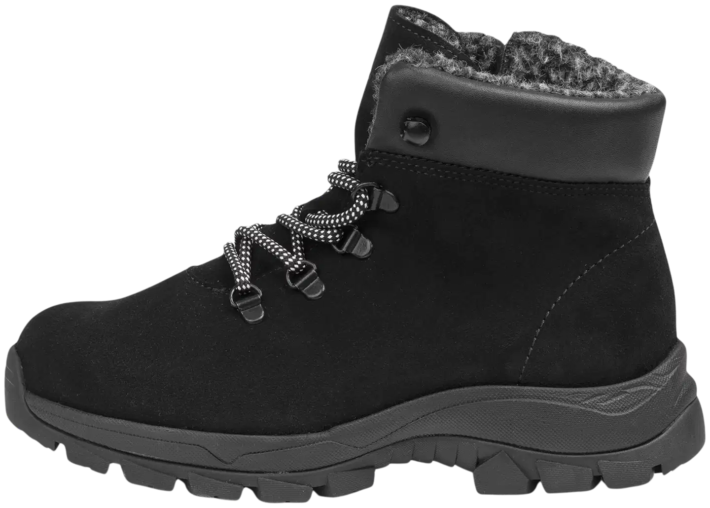 Pomar naisten nilkkuri Kaakkuri Spike 18660-410 - Black suede/nappa/Anti-slip S - 1