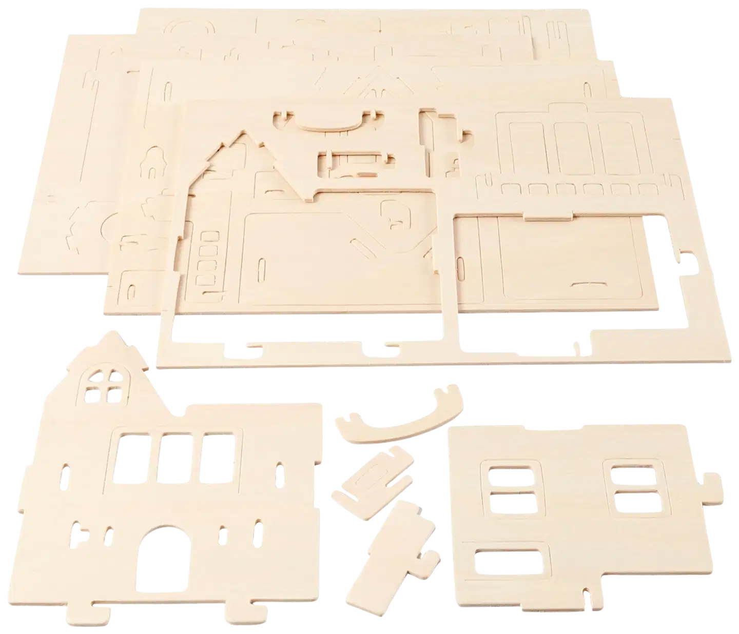 Creativ Company 3d-palapeli talo parveke miniatyyri - 4