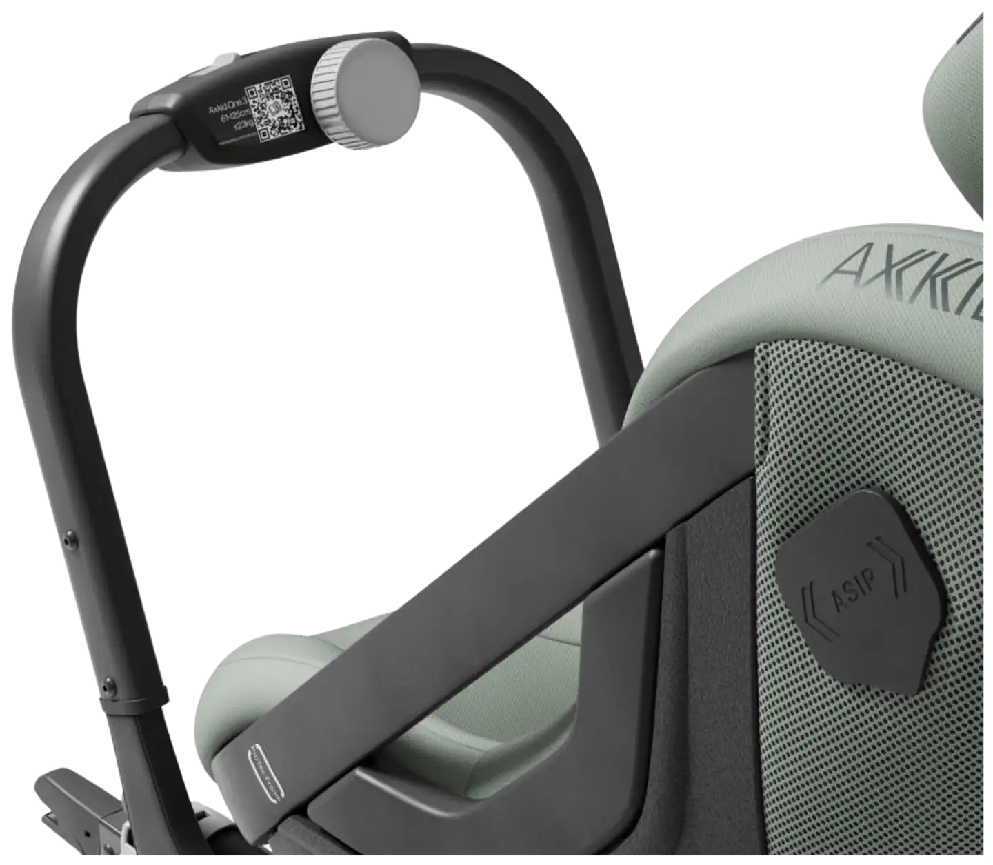 Axkid One 3 turvaistuin 61-125cm Nordic Bloom Green - 6