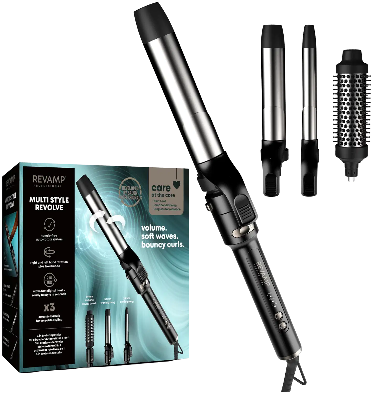 Revamp Multi Style Revolve 3in1 automaattinen kiharrin (CL-3500-EU) - 1