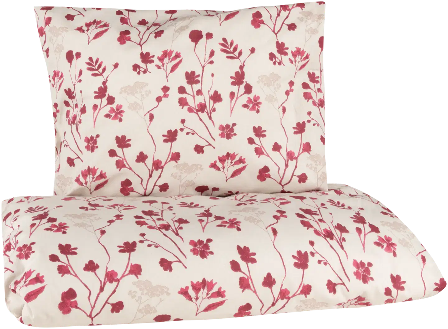 Xtra pussilakanasetti Cecilia 150x210 cm burgundy - 1