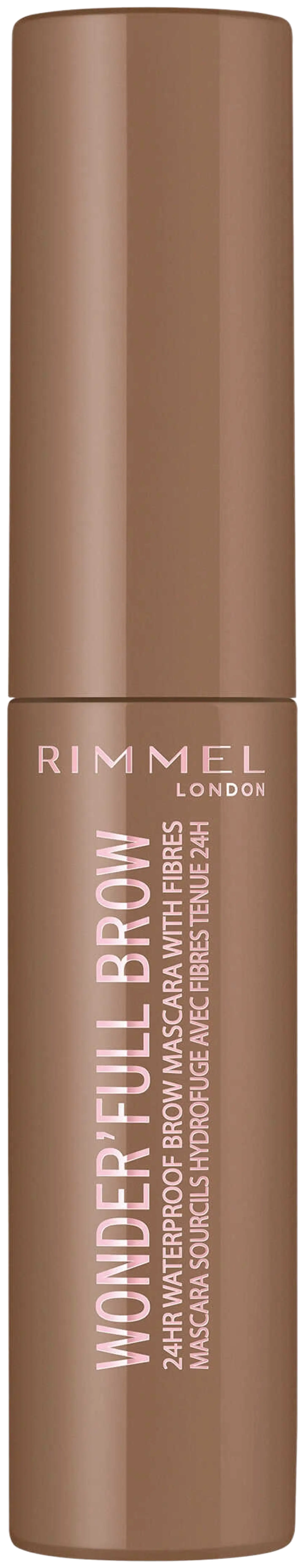 Rimmel Wonder'Full Brow -kulmamaskara 4,5 ml, 001 Light - 2