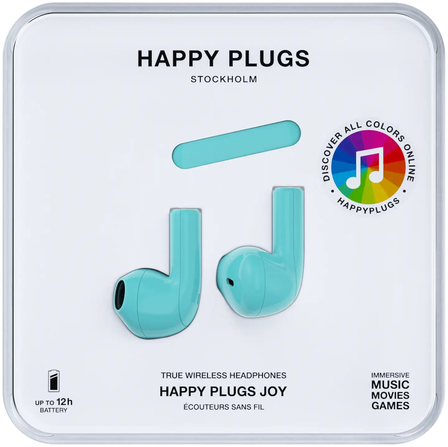 Happy Plugs Bluetooth nappikuulokkeet Joy turkoosi - 11