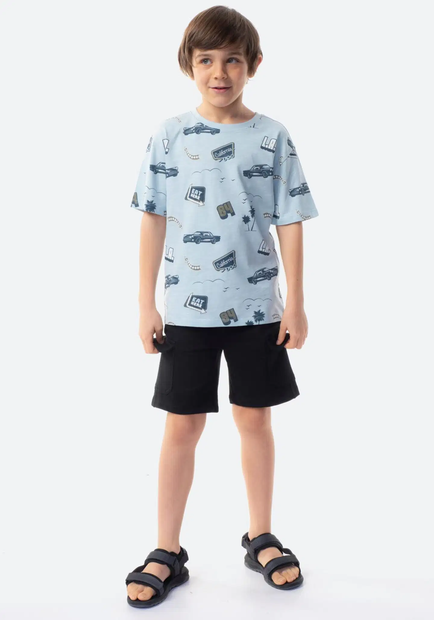 TEX lasten t-paita I276360 - Blue Light - 3