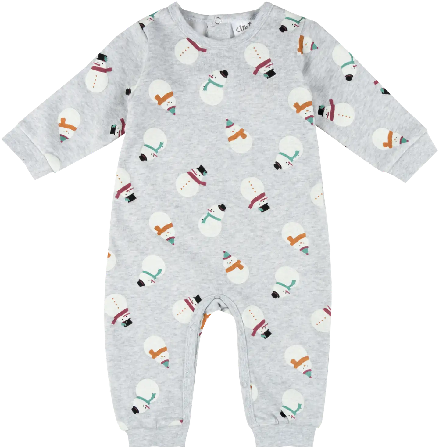 Ciraf vauvojen collegehaalari Lumiukko - snowman aop - 1