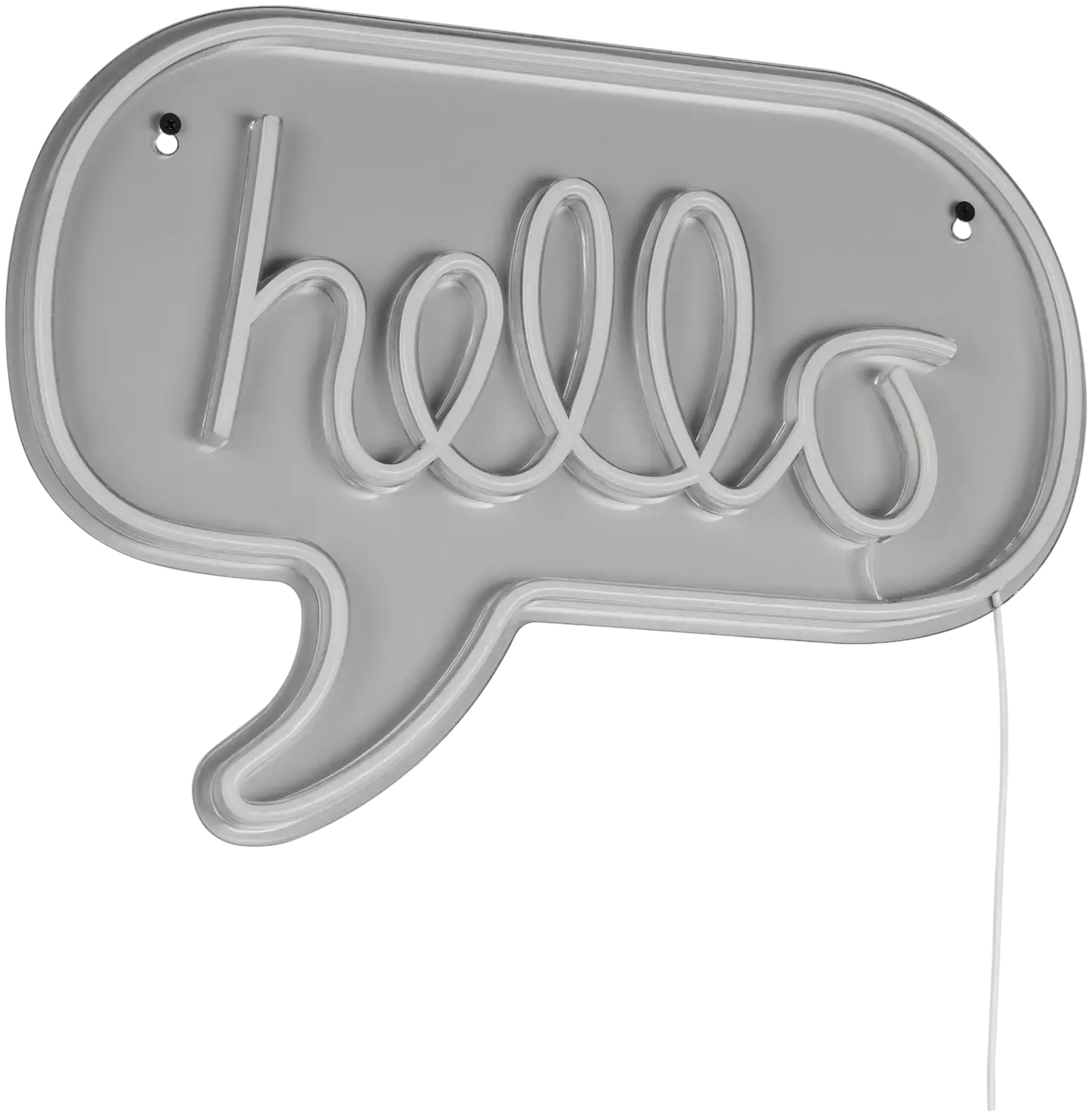 Trio seinävalaisin Hello led neonkyltti usb-käyttöinen - 3