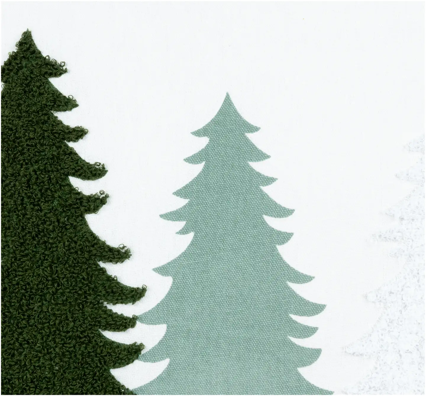 House sisustustyyny Fir trees 50x50 cm beige/vihreä - 2