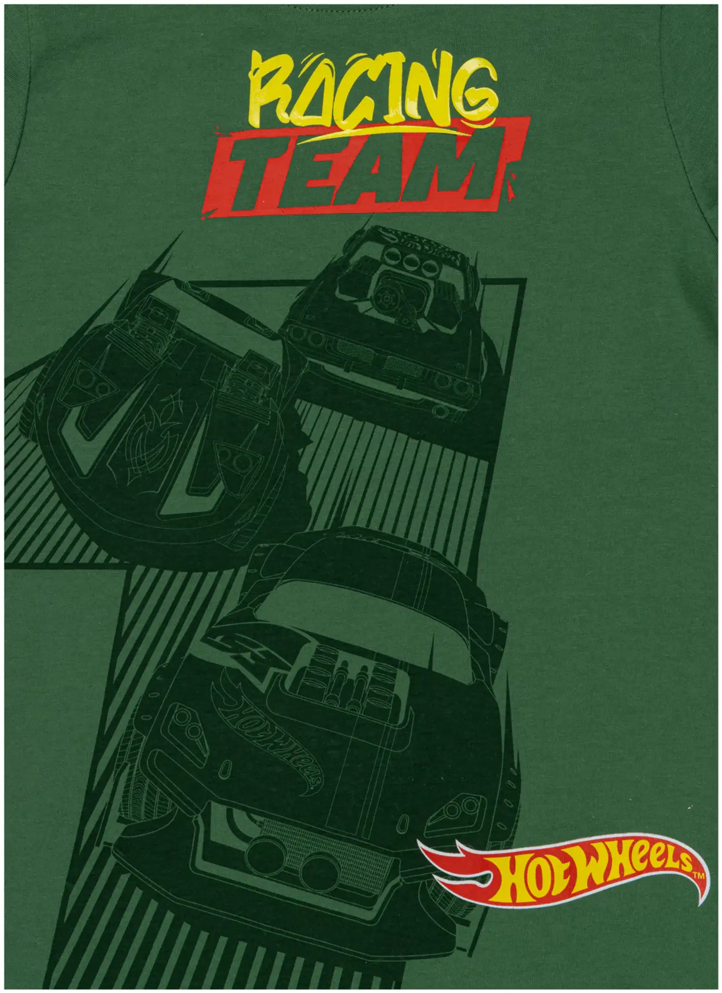 Hot Wheels lasten t-paita A9-0788 - Green - 3
