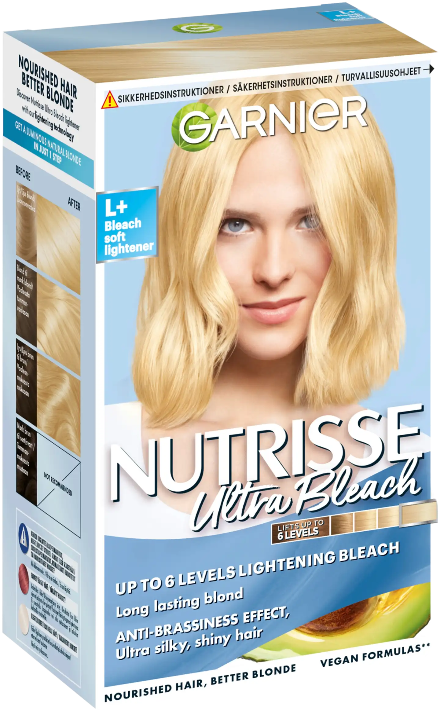 Garnier Nutrisse Ultra Bleach L+ Bleach Soft Lightener värinpoisto 1kpl - 1