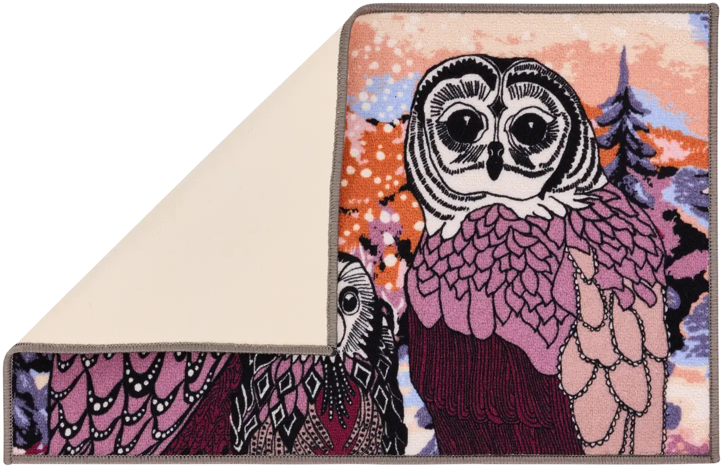 Vallila kynnysmatto Huhuu 50x80 cm terra - 2