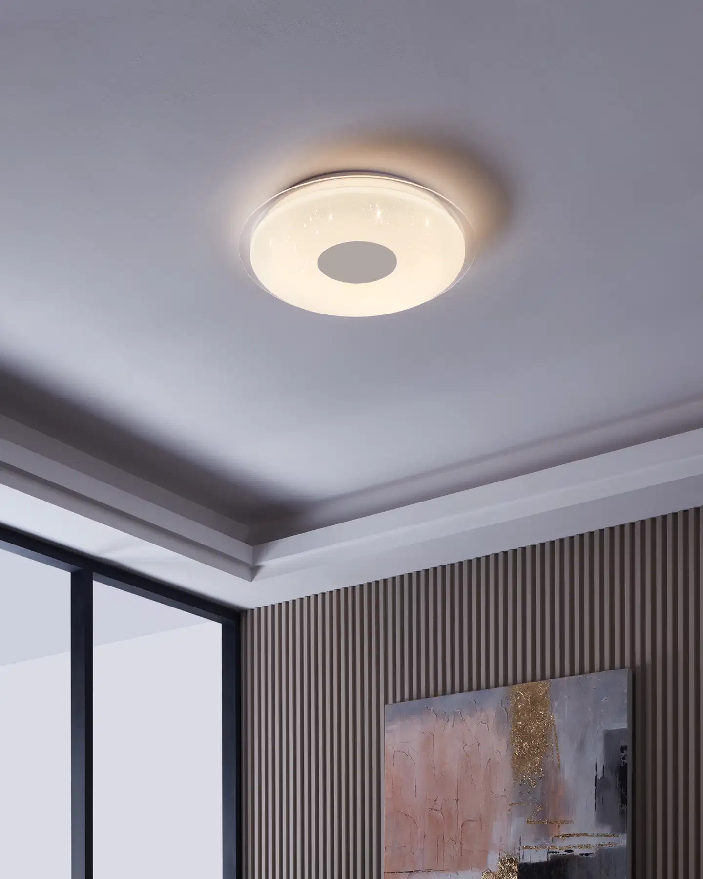 EGLO Plafondi connect.z Lanciano-Z led 56cm 4x11,2W kristalliefekti - 10