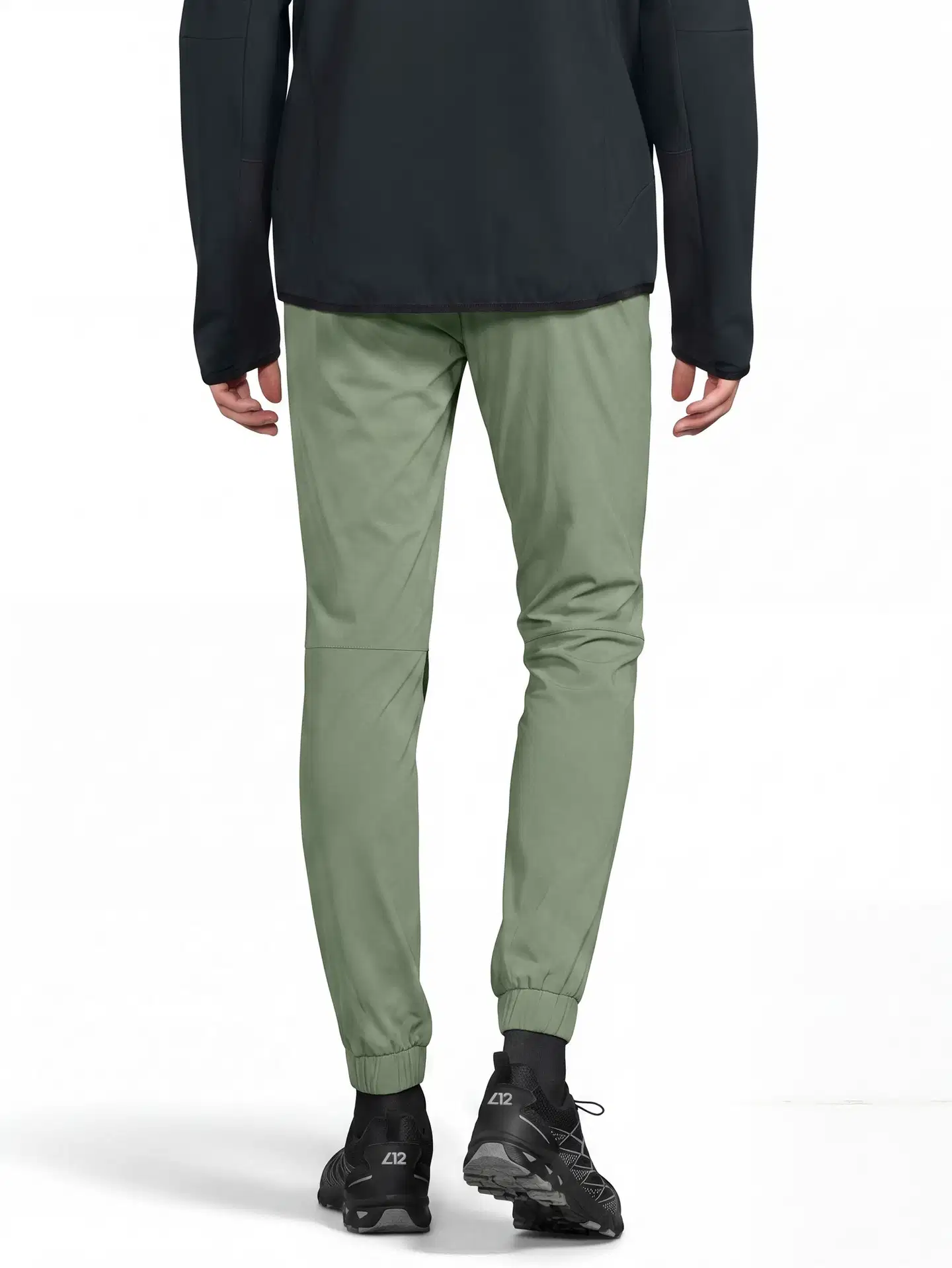 Luode12 miesten retkeily- ja ulkoiluhousut 204L112656 - oil green - 3