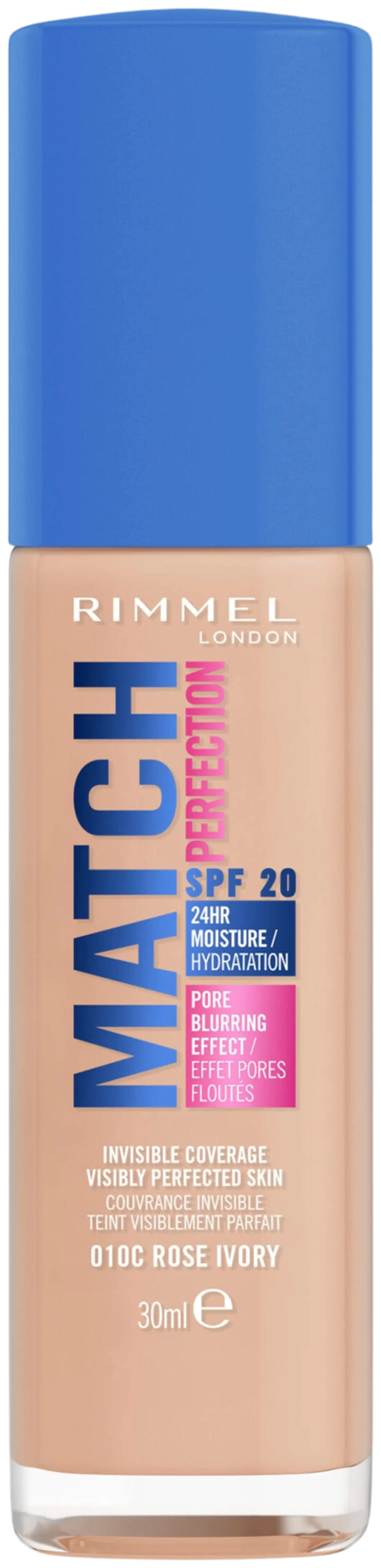 Rimmel Match Perfection Foundation 30 ml, 300 Sand meikkivoide - 200 Soft Beige - 1