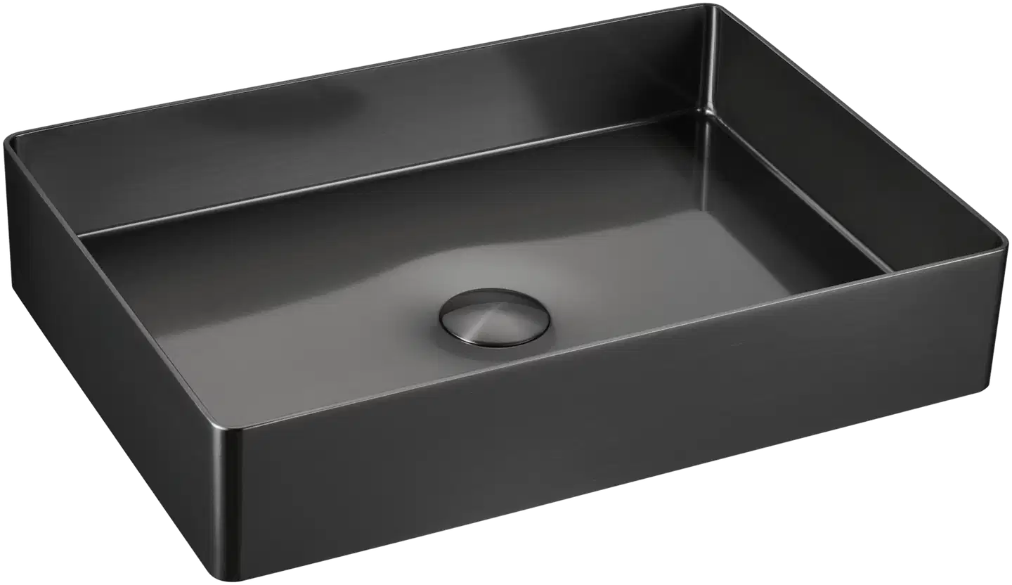 INOX by Tammiholma malja-allas harjattu gunmetal 500x350 mm - 1