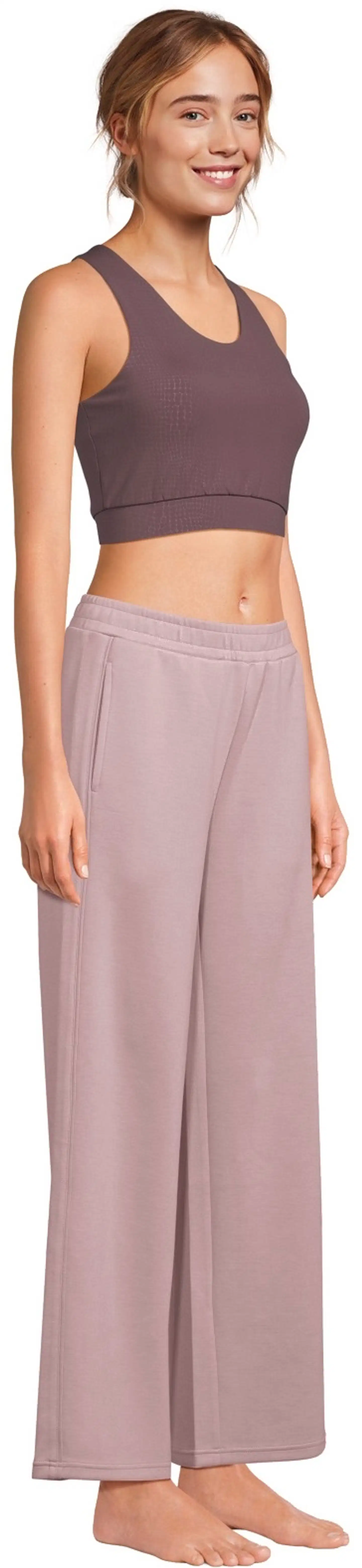 Danskin naisten leveälahkeiset scuba-collegehousut DCS2502A - Deauville Mauve - 4