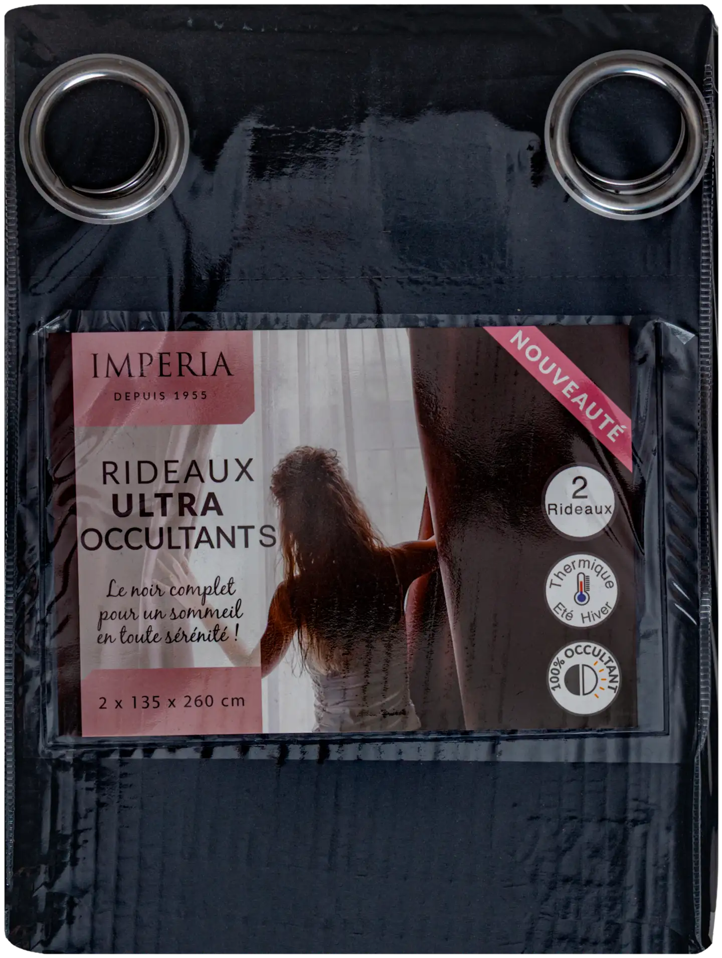 Pimennysverhot Blackout 140x260 cm 2-pack, erilaisia