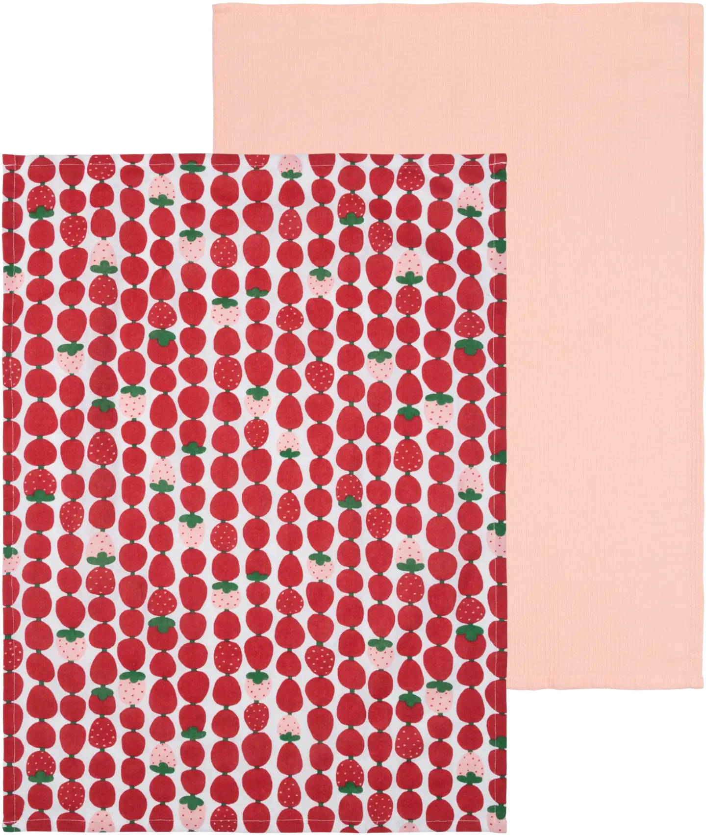 House keittiöpyyhe Mansikka 50x70cm punainen 2-pack PatternLab - 1