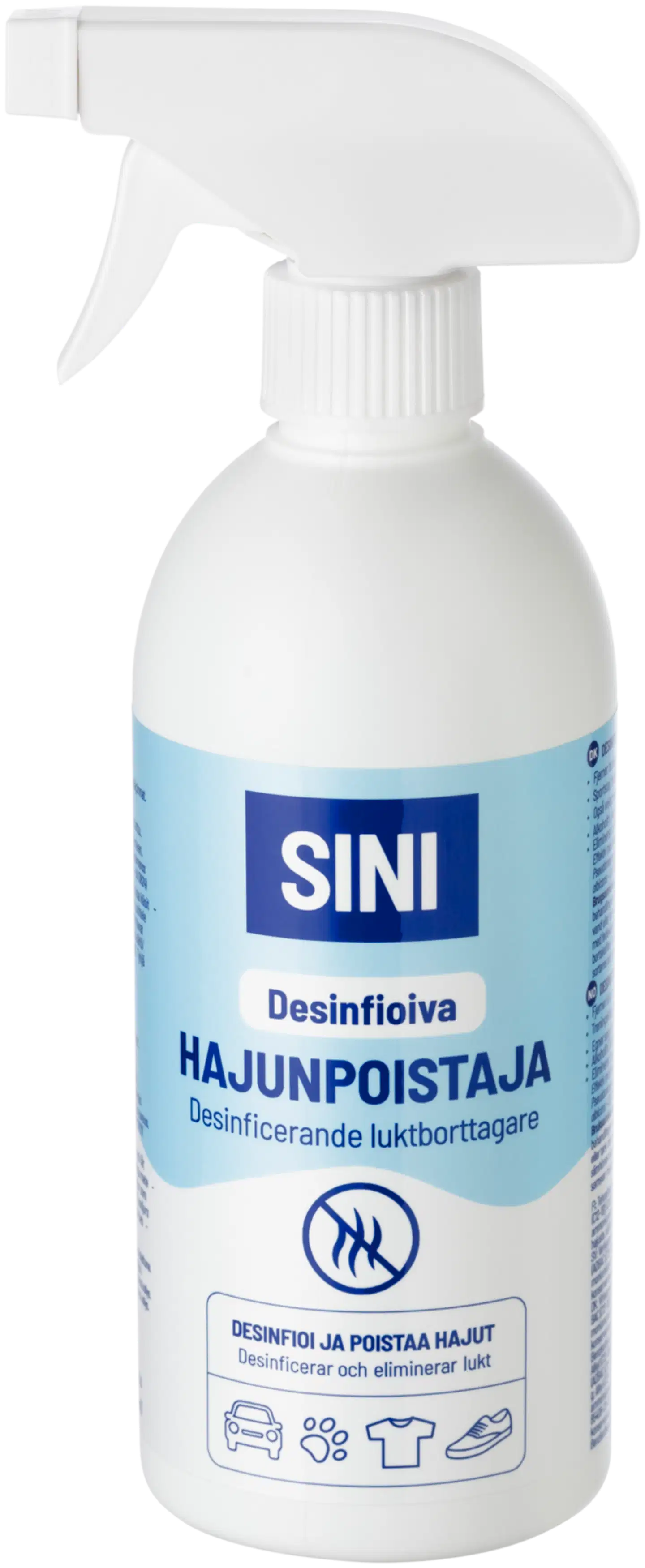 SINI Desinfioiva hajunpoistaja 500 ml, hajusteeton