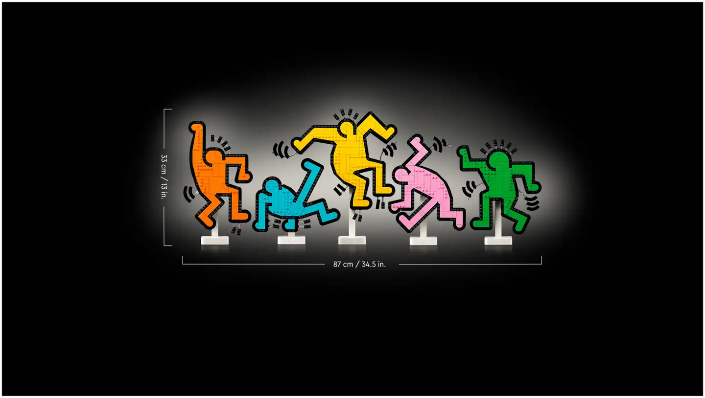 LEGO® Art 31216 Keith Haring – Tanssivat hahmot, Koriste - 7