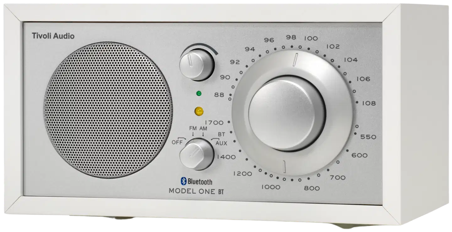 Tivoli Audio Bluetooth-pöytäradio Model One BT valkoinen/hopea - 2