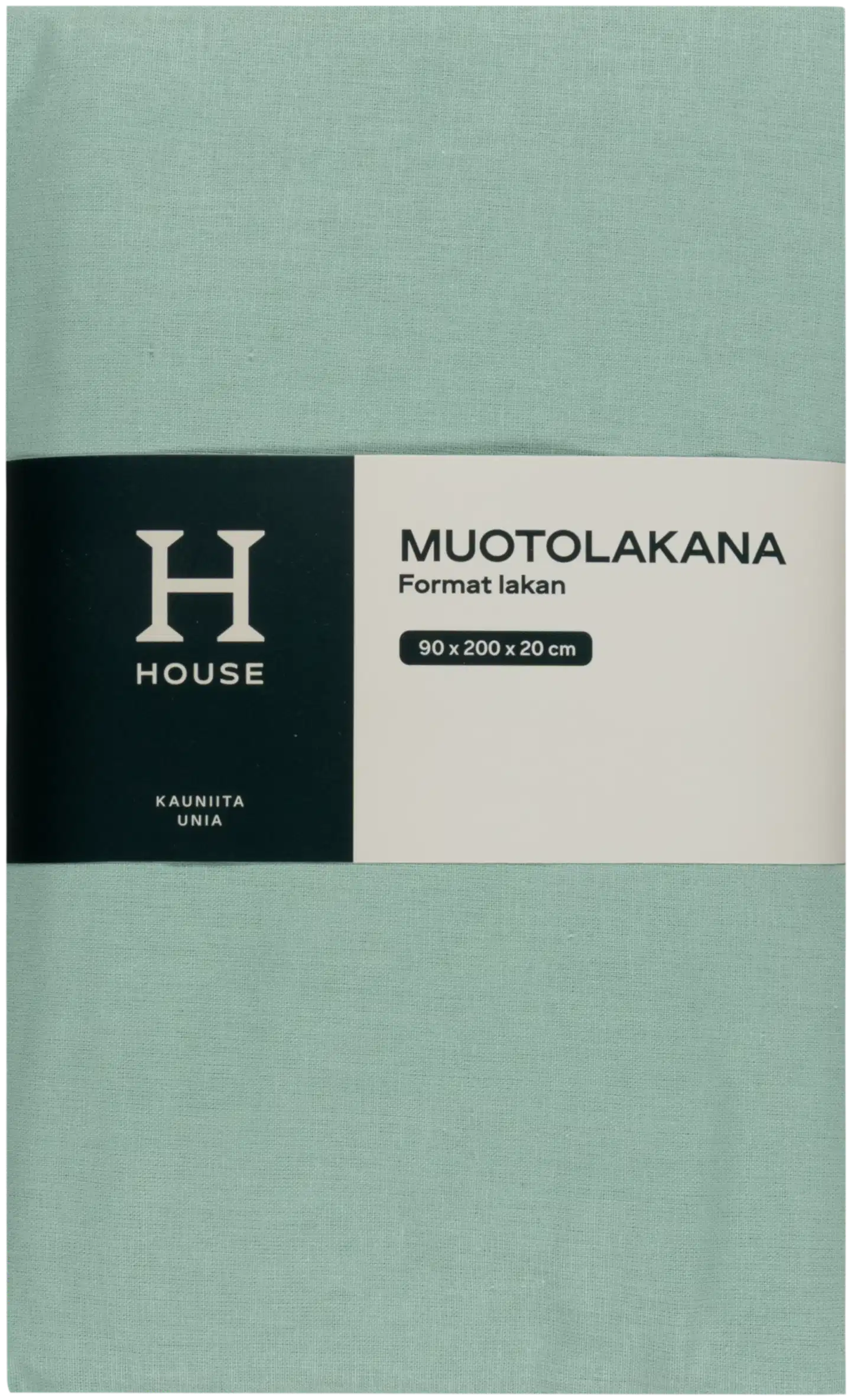 House muotolakana 90x200x20 cm LAK7 vihreä