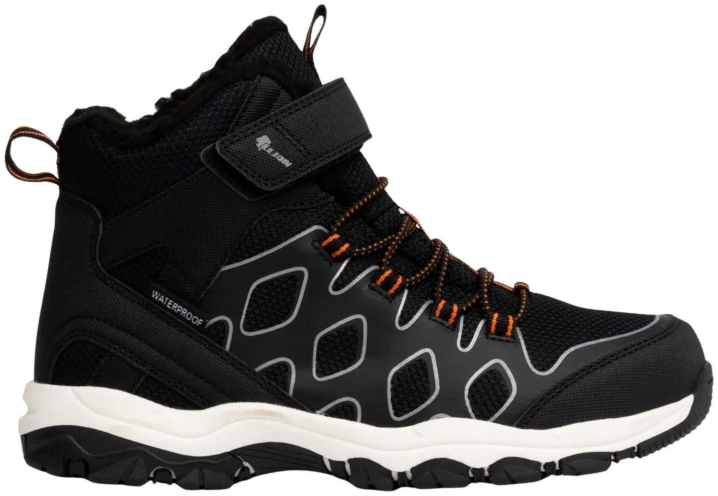 Lejon lasten vedenpitävät talvikengät Aiden WP Mid - BLACK - 1