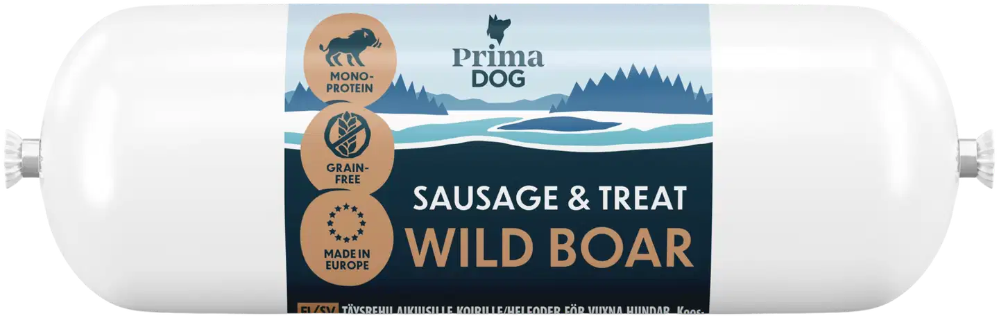 PrimaDog Treenimakkara Villisika 80 g