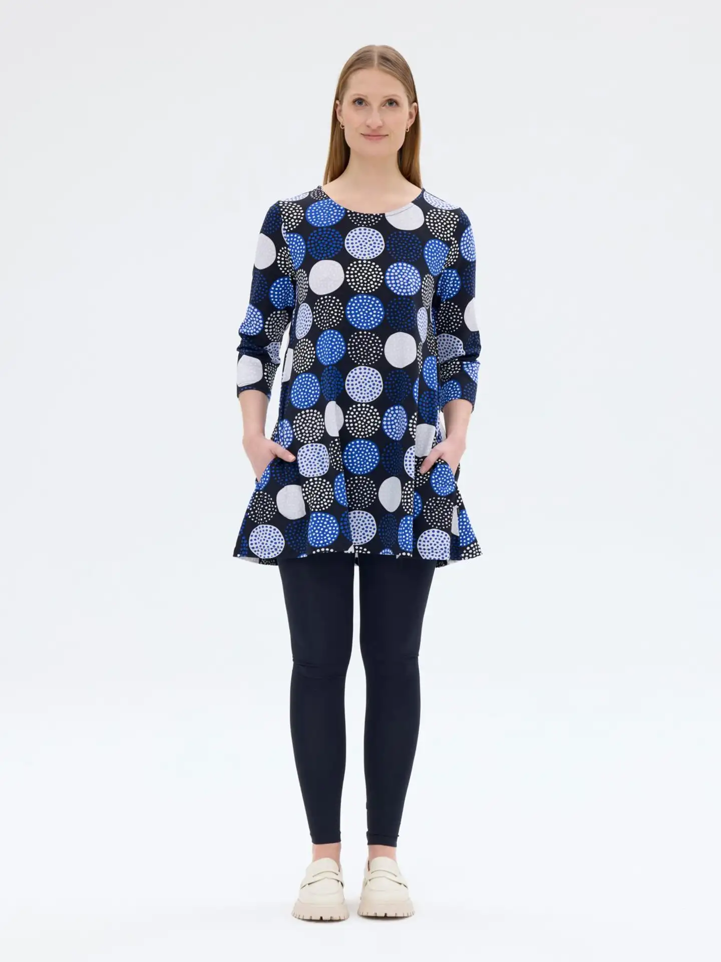 RATIA® N.trikootunika Pisara Lumipallo - sini/harmaa - 3